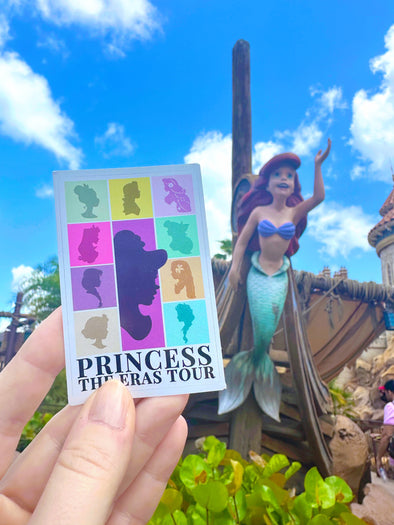 Princess Eras Easy Peel Premium Vinyl Die Cut Sticker