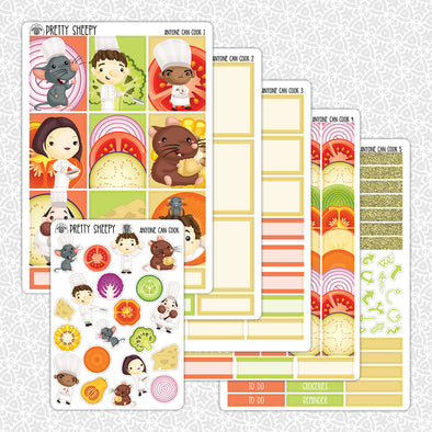 Anyone Can Cook Planner Stickers Collection