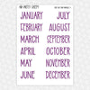 Best Day Ever Monthly Kit for EC Planner | Monthly Planner Stickers