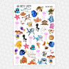 Big Blue World Planner Stickers Collection