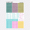 Galactic Birthday Planner Stickers Collection