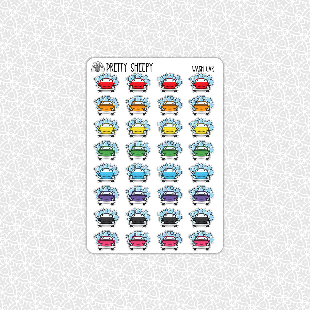 dash car wash rainbow and blue diamond