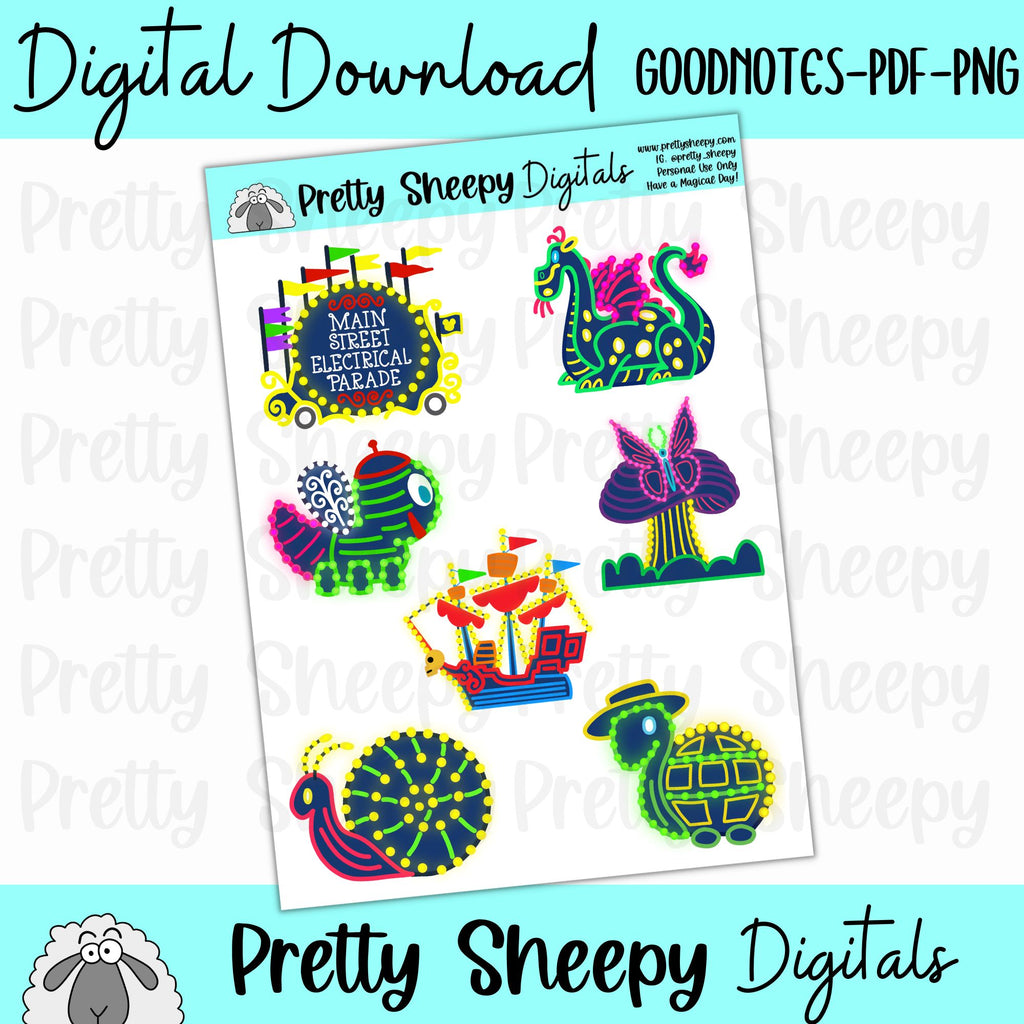 Magical Letters Stickers – Pretty Sheepy