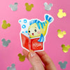Bookworm Sidekicks Flounder Easy Peel Premium Vinyl Die Cut Sticker