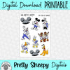 100 Years of Wonder Printable Stickers PNG Digital Download