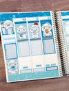 Yeti Christmas Weekly Planner Stickers Collection