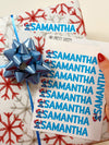 CUSTOM Name Christmas Gift Tag Stickers