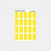 Flag Banner Planner Stickers