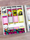 Neon Nightmare Weekly Planner Stickers Collection