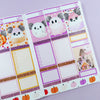 Cute & Spooky Weekly Planner Stickers Collection