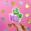 Bookworm Sidekicks Pascal Easy Peel Premium Vinyl Die Cut Sticker