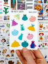 Princess Dresses Stickers
