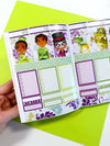 Frog Princess Weekly Planner Stickers Collection