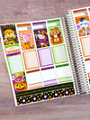 Hundred Acre Halloween Weekly Planner Stickers Collection