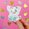 Bookworm Sidekicks Pua Easy Peel Premium Vinyl Die Cut Sticker