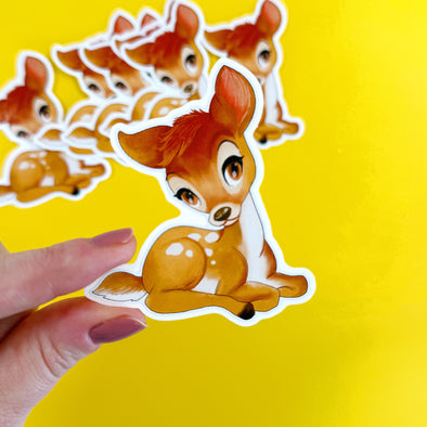 Deer Prince Easy Peel Premium Vinyl Die Cut Sticker