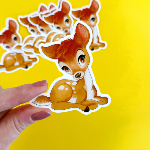 Deer Prince Easy Peel Premium Vinyl Die Cut Sticker