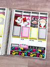 Neon Nightmare Weekly Planner Stickers Collection