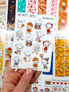 Halloween Ducks Printable Stickers PNG Digital Download