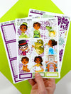 Frog Princess Weekly Planner Stickers Collection