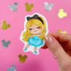 Ballerina Alice Easy Peel Premium Vinyl Die Cut Sticker