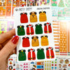 Christmas Backpacks Stickers