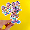 Flower & Garden Miss Mouse Easy Peel Premium Vinyl Die Cut Sticker