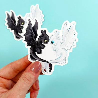 Epic Dragons Easy Peel Premium Vinyl Die Cut Sticker