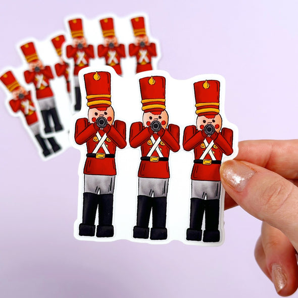 Toy Soldiers Easy Peel Premium Vinyl Die Cut Sticker