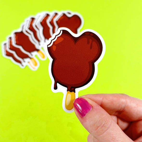 Mouse Ice Cream Easy Peel Premium Vinyl Die Cut Sticker