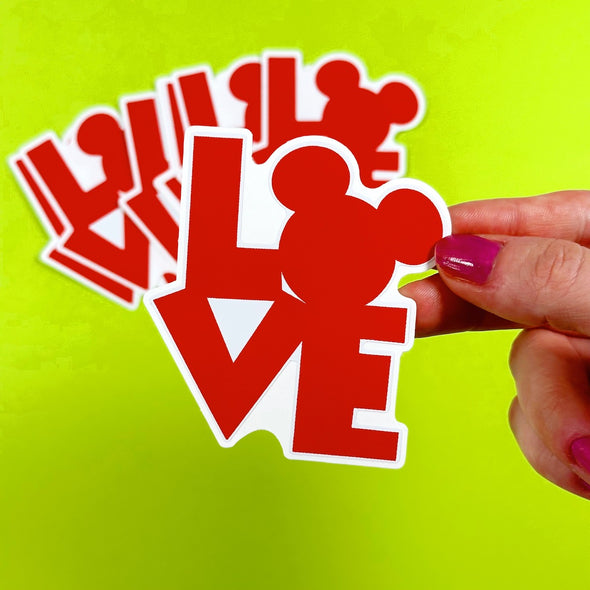 Love Easy Peel Premium Vinyl Die Cut Sticker