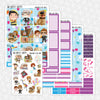 Adventure is Out There Printable Planner Stickers PNG Digital Download Weekly Vertical Kit