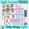 Adventure is Out There Printable Planner Stickers PNG Digital Download Weekly Vertical Kit