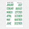 Adventureland Monthly Kit for EC Planner | Monthly Planner Stickers