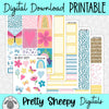 After the Rain Printable Planner Stickers PNG Digital Download Weekly Vertical Kit