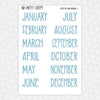 After the Rain Monthly Kit for EC Planner | Monthly Planner Stickers