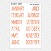 Anyone Can Cook Monthly Kit for EC Planner | Monthly Planner Stickers
