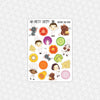 Anyone Can Cook Printable Planner Stickers PNG Digital Download Weekly Vertical Kit