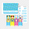 April Showers Printable Planner Stickers PNG Digital Download Monthly Kit