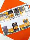 Halloween Cat Weekly Planner Stickers Collection