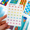 Mouse Planes Rainbow Doodles Stickers