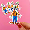 Fab 5 Goofy Easy Peel Premium Vinyl Die Cut Sticker