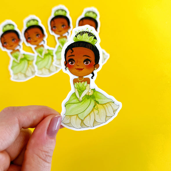 Tiana Easy Peel Premium Vinyl Die Cut Sticker