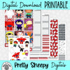 Ba La-la-la Printable Planner Stickers PNG Digital Download Weekly Vertical Kit (Copy)