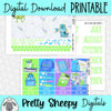 Back to Scare School Printable Planner Stickers PNG Digital Download Monthly Kit