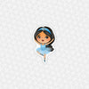 Ballerina Jasmine Easy Peel Premium Vinyl Die Cut Sticker