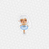 Ballerina Kida Easy Peel Premium Vinyl Die Cut Sticker
