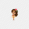 Ballerina Moana Easy Peel Premium Vinyl Die Cut Sticker