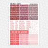 Ballerina Princesses Weekly Planner Stickers Collection