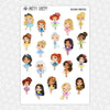 Ballerina Princesses Weekly Planner Stickers Collection